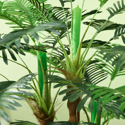 Artificial Plants, Artificial Palm Tree, 100cm Faux Plant with 27 Branches, Indoor Plant, Fake Tree, Plant Decor for Indoor, Outdoor, Green