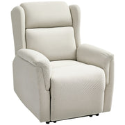 Recliner, TV Armchair with Reclining Function, TV Armchair with Pocket Spring Core, Padded Reclining Armchair, Relax Armchair up to 150 kg Load Capacity for Living Room, Bedroom, Beige