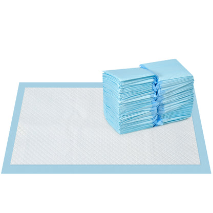 Pet Training Pads 100 Count 45x30 cm 6-Layer Design with Quick-Dry Surface Leak-Proof Blue