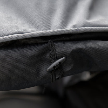 Dog Stroller, Cat Stroller Pet Foldable, 2 Safety Leashes, EVA Wheels, Adjustable Handle, Basket, 83 x 55 x 101 cm, Gray