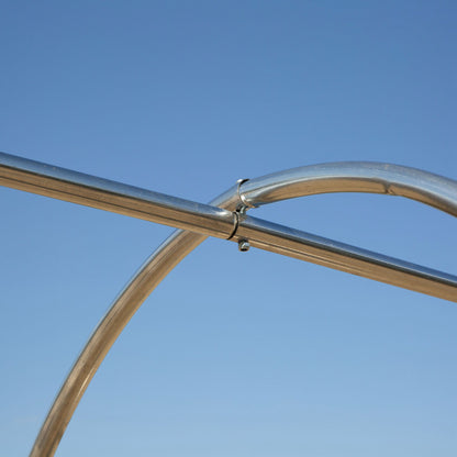 Greenhouse 300x100x200 cm Garden Greenhouse with 4 Windows and 2 Doors for Cultivating Plants, Flowers, and Vegetables made of PE and Steel