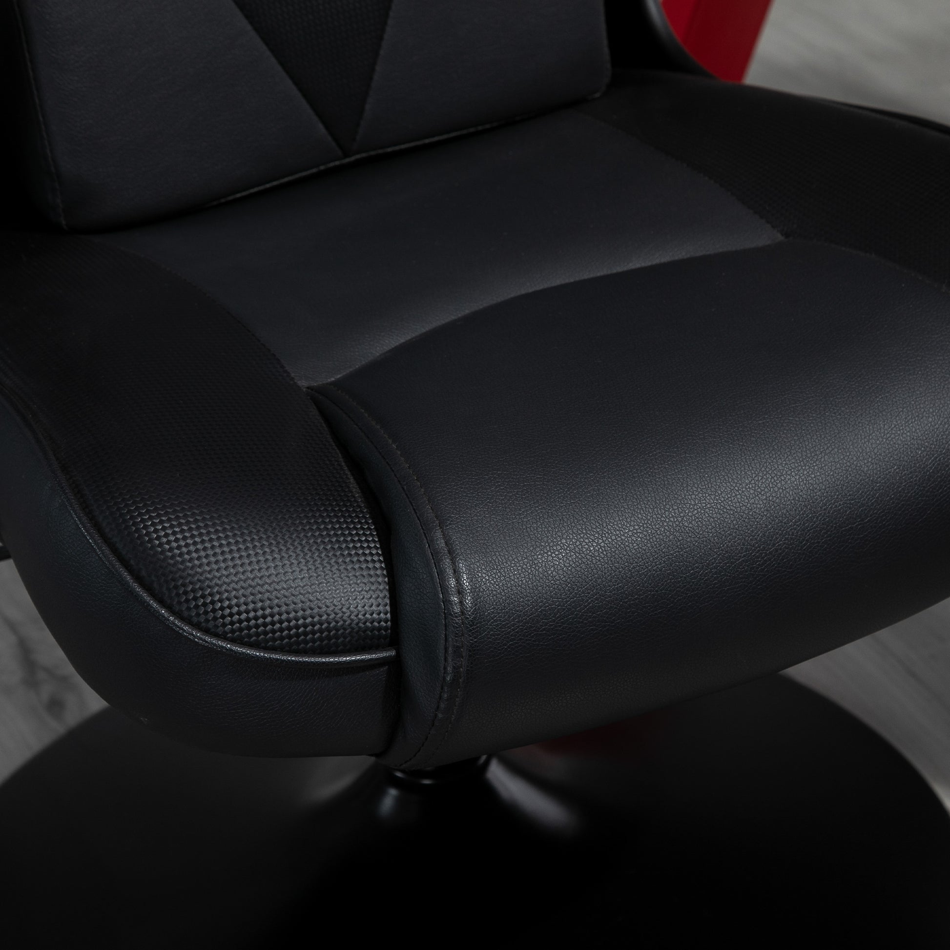 Gaming Chair with Rocking Function, Ergonomic Computer Chair, Height Adjustable Office Chair, Rotatable Desk Chair with Head and Lumbar Cushions, Supports up to 120 kg, Black
