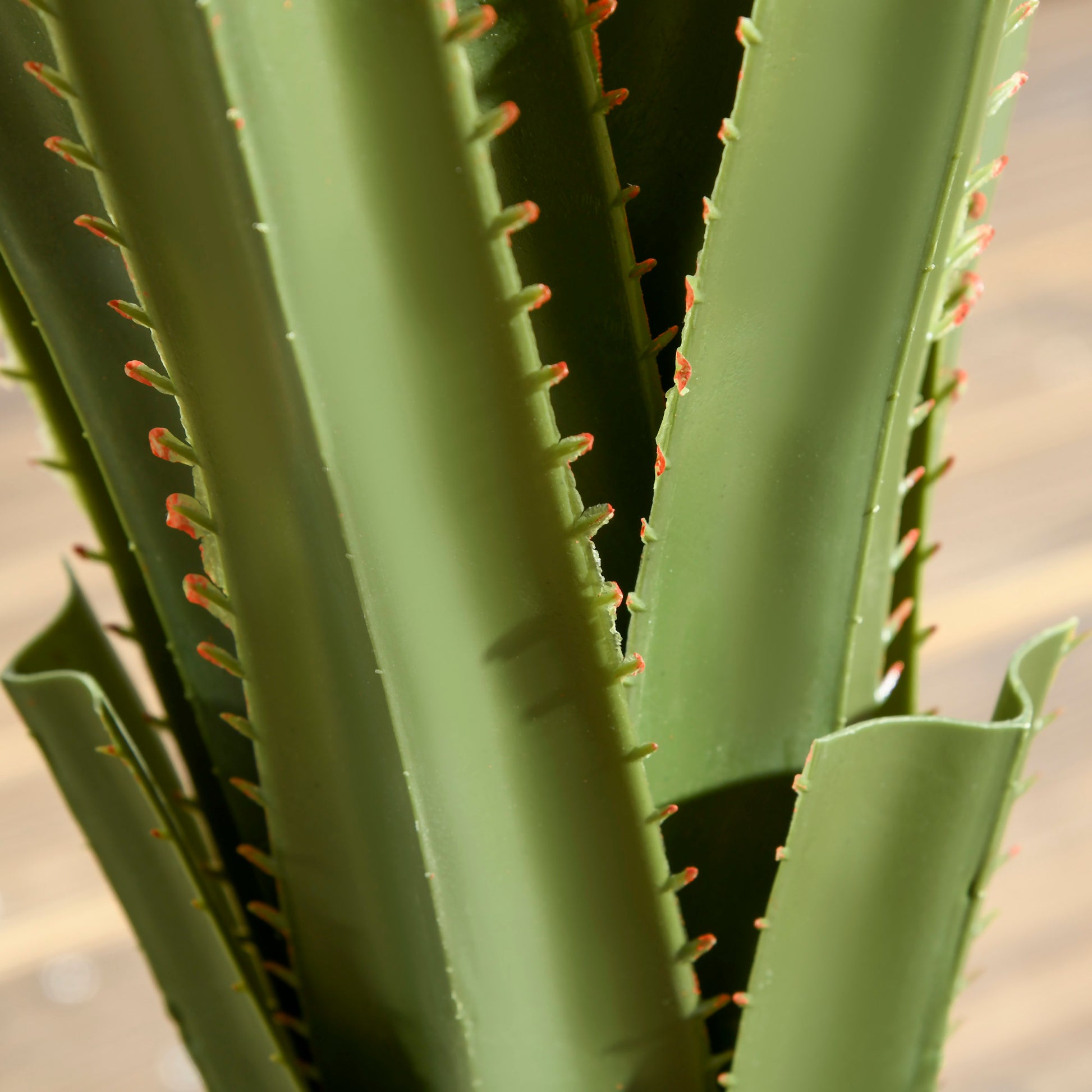 Artificial Agave Plant in Pot, Height 90 cm, 16 Leaves, Indoor Outdoor, Realistic