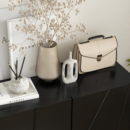 Modern Shoe Cabinet Entryway Shoe Rack with Adjustable Shelves Soft Closure for 15-20 Pairs of Shoes Narrow Shoe Storage for Hallway 72x31.5x95 cm Black Gloss