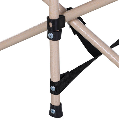 Folding Camp Bed Camping Bed with Carry Bag 190 x 68 x 52 cm Camp Bed up to 150 kg Guest Bed for Adults Folding Bed for Indoor, Outdoor, Garden Camping in Blue