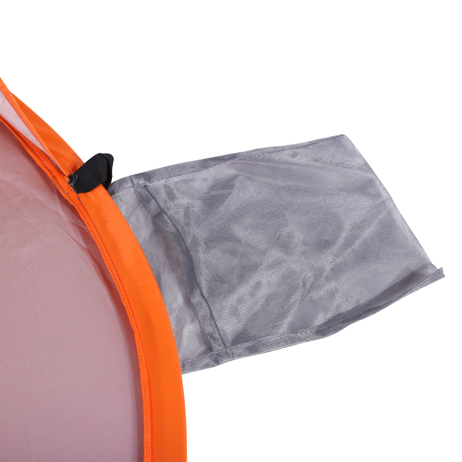 Beach Shelter Folding Pop-Up Beach Tent Automatic Instant UV Protection Rear Window Large Floor Mat Orange