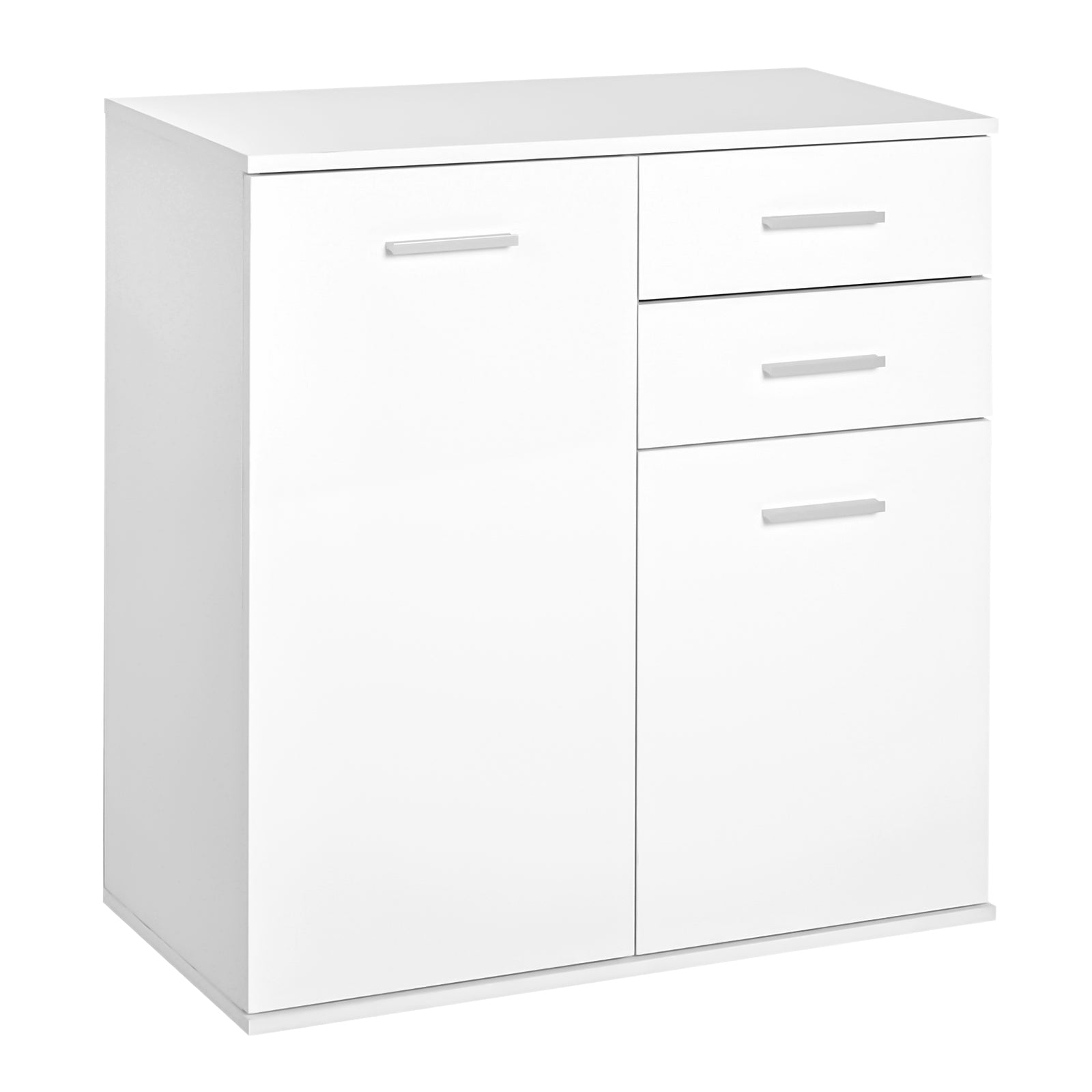 Cabinet Console Sideboard Buffet Storage Organizer Cabinet for Dining Room Living Room with Doors and Drawers 71x35x76cm