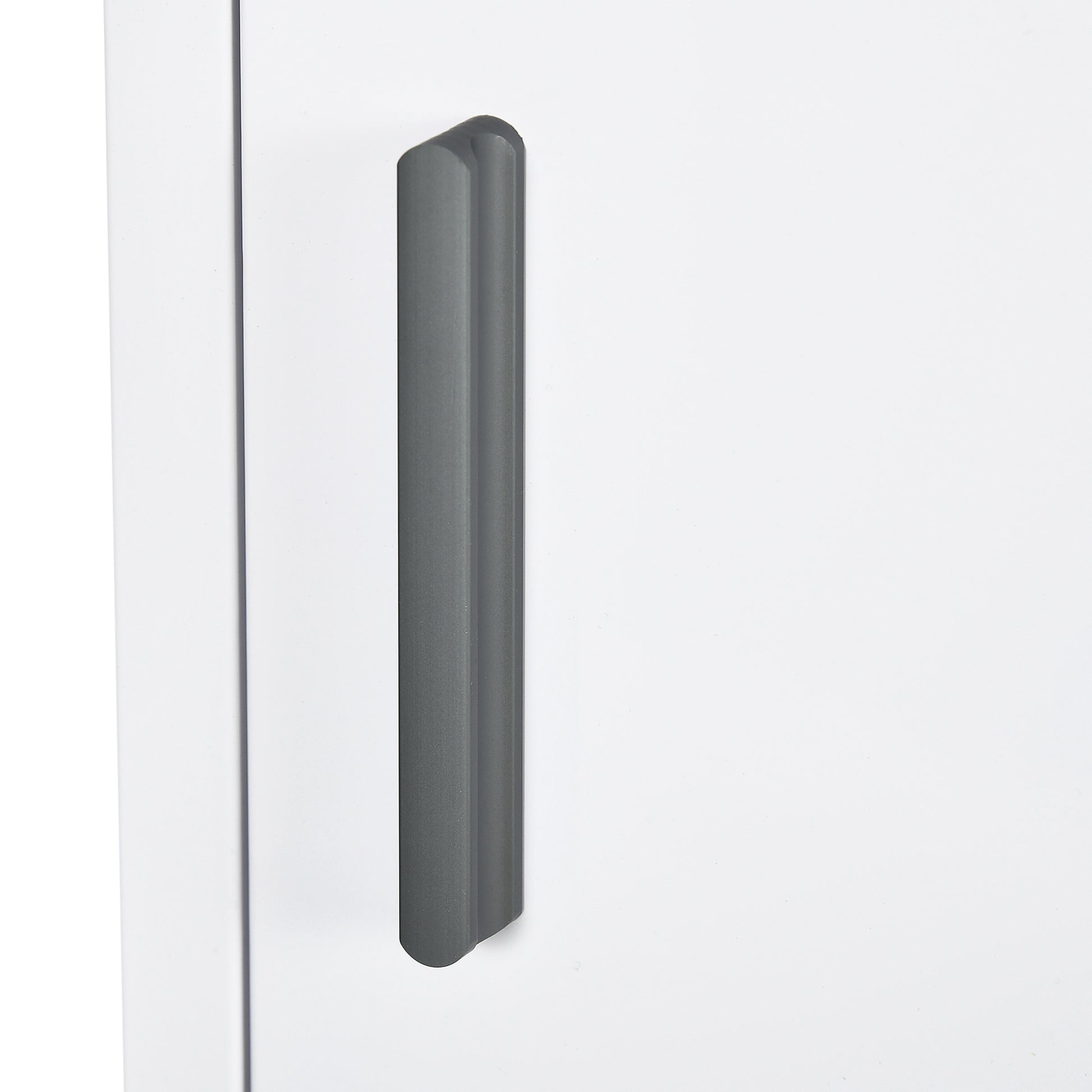Medicine Cabinet, First Aid Cabinet, Pharmacy Cabinet with 3 Interior Compartments, Medicine Cabinet with Magnetic Closure, Medication Cabinet with Handle, Steel, White, 30 x 12 x 60 cm