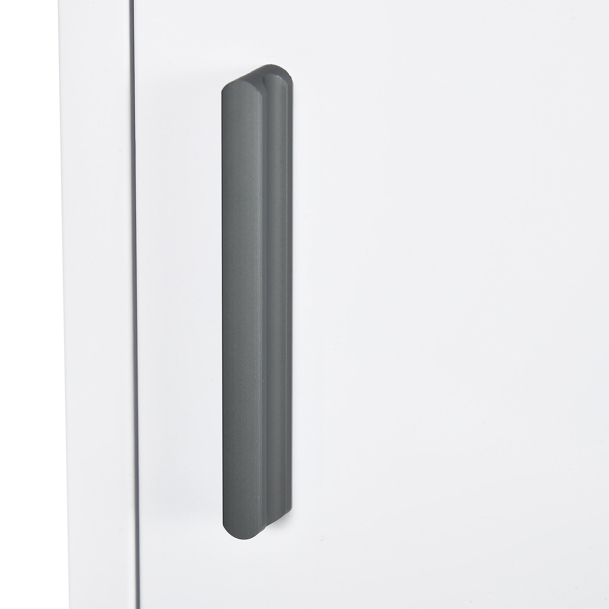 Medicine Cabinet, First Aid Cabinet, Pharmacy Cabinet with 3 Interior Compartments, Medicine Cabinet with Magnetic Closure, Medication Cabinet with Handle, Steel, White, 30 x 12 x 60 cm