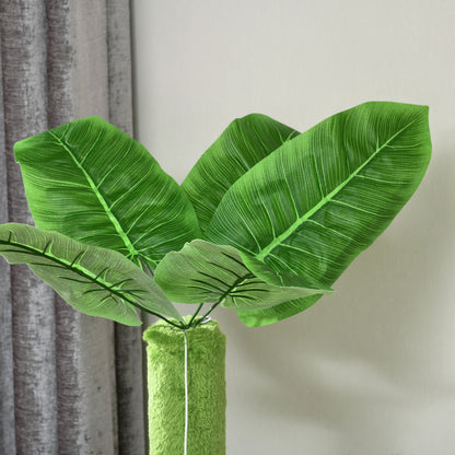 Cat Scratching Post 142cm, Cat Tree with Hammock, Ball Toy, Sisal Scratching Posts, and Anti-toppling System, Green