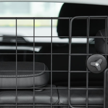 Dog Guard for Car Universal Car Guard for Dogs with Continuously Adjustable Width, Partition Grid for Trunk Dogs Car Grid Dog Safety Grid 90-120 x 40.5 cm
