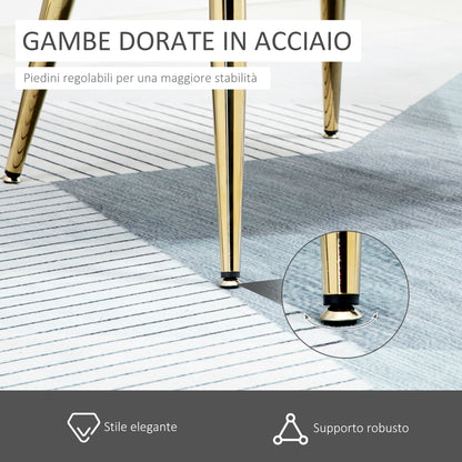 Upholstered Armchair with Shell-Shaped Backrest, Bedroom and Living Room Velvet Armchair with Golden Legs, for Bedroom and Living Room, Cream