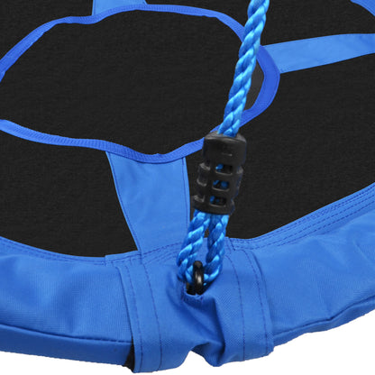 Infant Nest Swing Garden Swing for Baby Foldable Swing Seat Comfortable Seat Load 100kg Garden Indoor and Outdoor Ø100x180 cm Blue