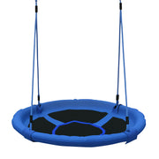 Infant Nest Swing Garden Swing for Baby Foldable Swing Seat Comfortable Seat Load 100kg Garden Indoor and Outdoor Ø100x180 cm Blue