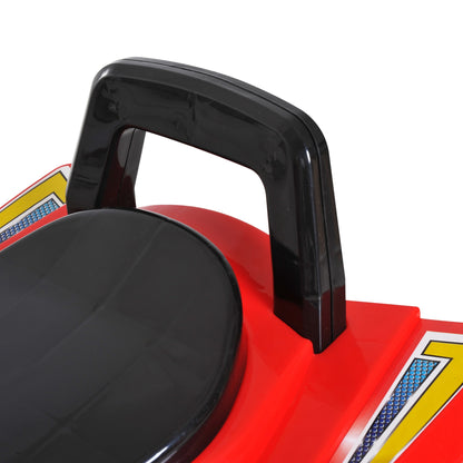 Infant Quad Ride-On Car without Pedals for Baby Racing Style Walker Toy with Horn Music Lights 60x38x42cm