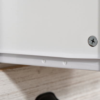 5-Drawer Chest Modern Bedroom Chest of Drawers with Anti-Tip Design Hallway Chest of Drawers 70x38x85 cm White