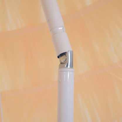 Sun Umbrella Beach Ø160cm Windproof Stable Beach Umbrella Height Adjustable and Tiltable UV Protection Stormproof Balcony Umbrella Folding Garden Umbrella for Travel, Beach, Balcony Beige