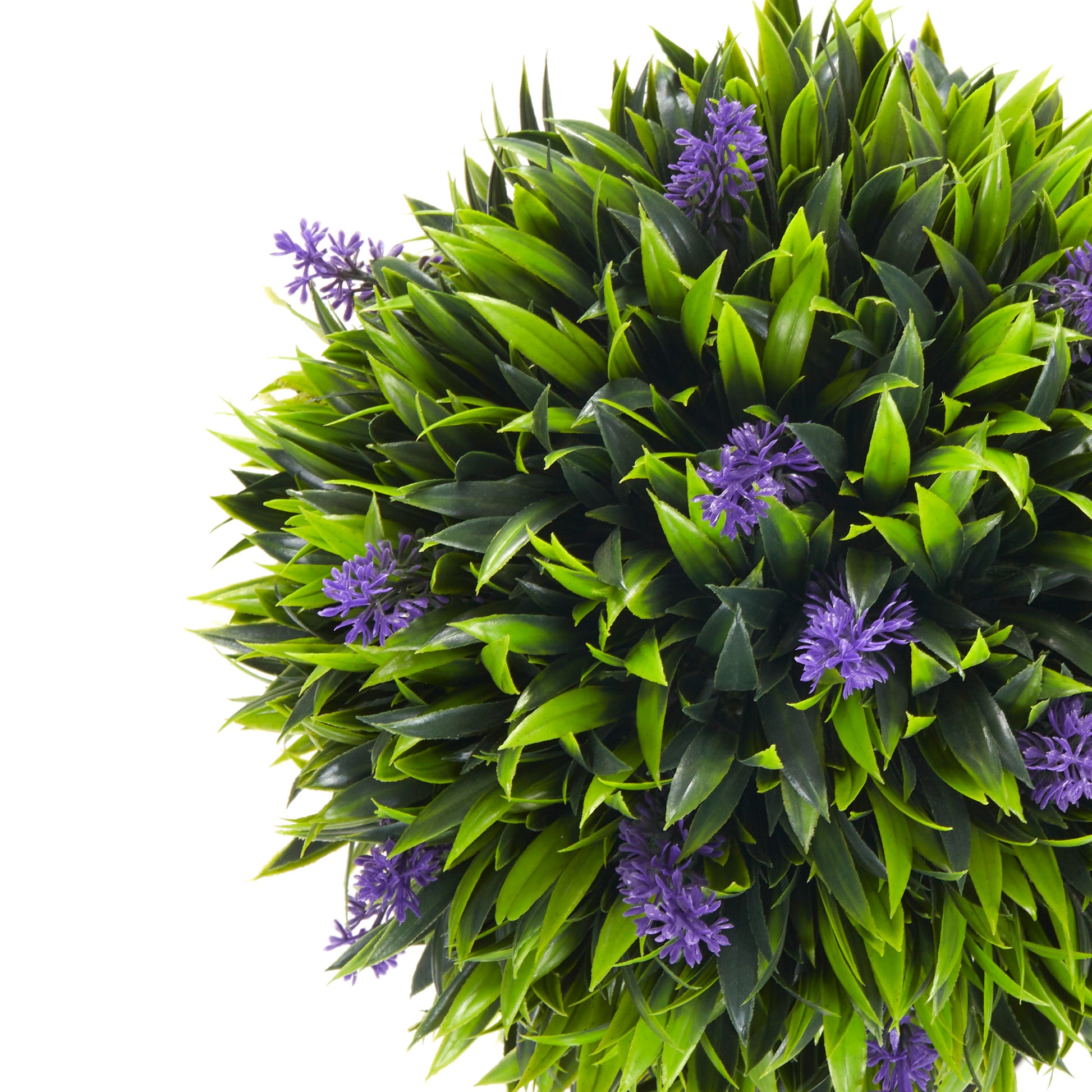 Artificial Lavender 2-Piece Set Large 60 cm Plant, Artificial Plants in Pot, Plastic Flower Realistic for Living Room Bedroom Office Garden Modern Decor
