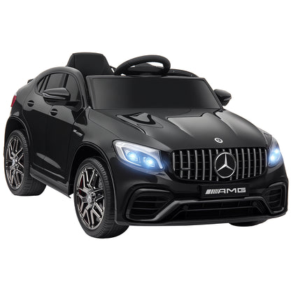 Kids Vehicle 12V Mercedes-Benz AMG GLC63S COUPE Licensed Electric Car with Remote Control Seat Belt 2 x 35W Motors MP337-60 Months Black 115 x 70 x 55 cm