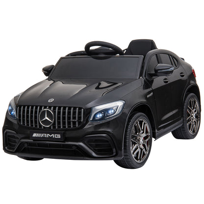 Kids Vehicle 12V Mercedes-Benz AMG GLC63S COUPE Licensed Electric Car with Remote Control Seat Belt 2 x 35W Motors MP337-60 Months Black 115 x 70 x 55 cm