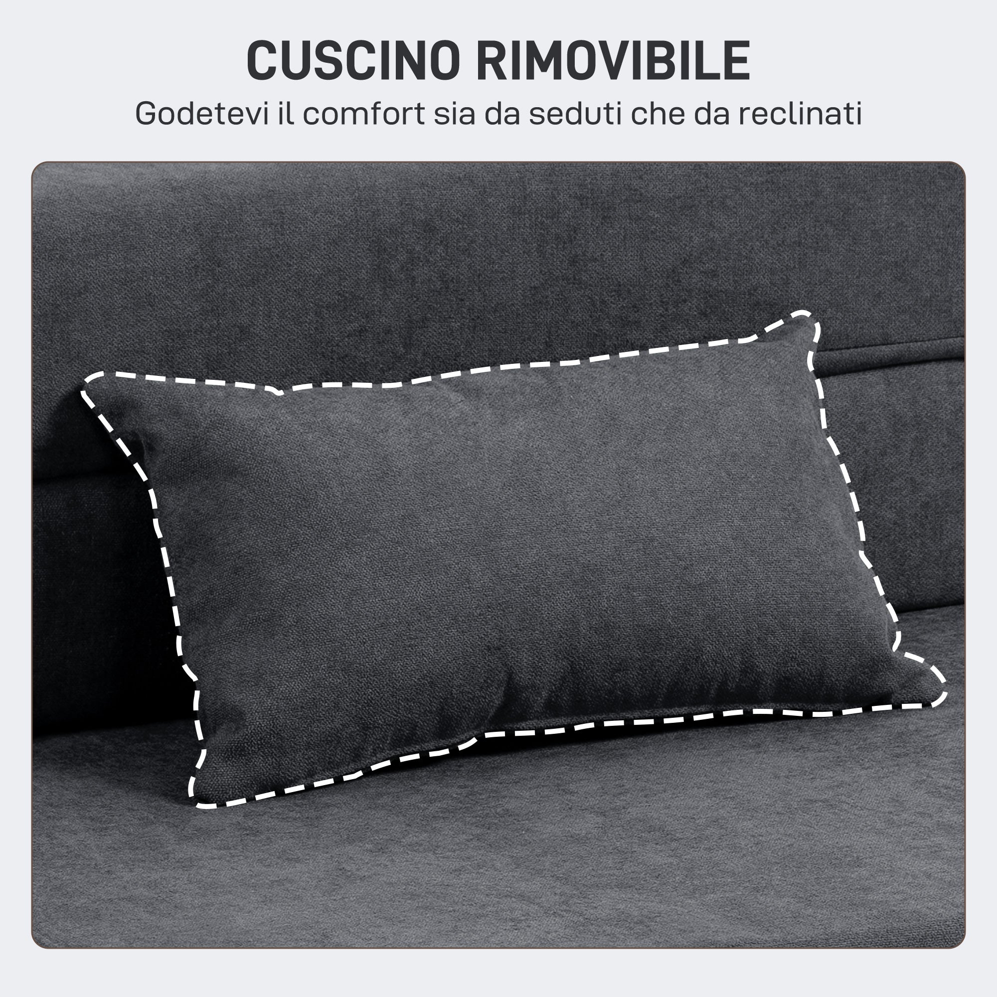 Foldable Single Armchair Bed — Convertible Floor Chair to Chaise Longue & Mattress, Space-Saving Sofa Bed for Living Room, Studio (31.5 x 31.5 x 25.2 in), Dark Gray