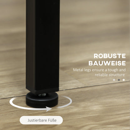 Bar Table with Bar Stool Set, 5-Piece Bar Table Set, Kitchen Table with 4 Bar Stools, Dining Group in Industrial Design, for Kitchen, Dining Room, Metal, Gray