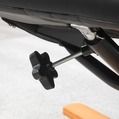 Recliner Chair with Ottoman, TV Chair with Reclining Function, Rocking Function, High Backrest, Wooden Legs for Living Room, Bedroom, Faux Leather, Black