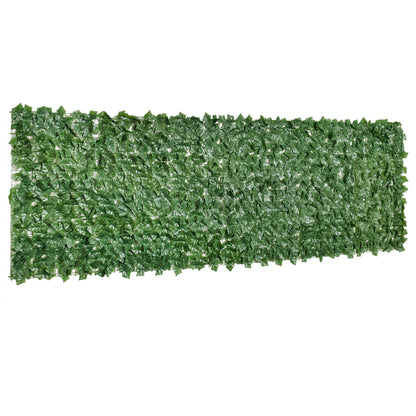 Artificial Hedge Privacy Screen, UV Protected Privacy Screen, Green Balcony Privacy Screen, Fence Privacy Screen with Leaves, Hedge Fence, Wall Artificial 300 x 100 cm for Garden Wedding