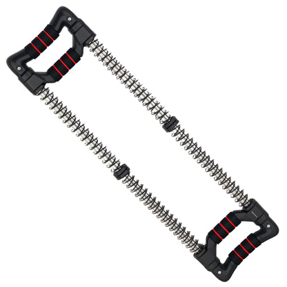 SPORTNOW Chest Expander Muscle Developer Adjustable Chest Expander with Adjustable Resistance 10-50 kg for Home Office Travel Black