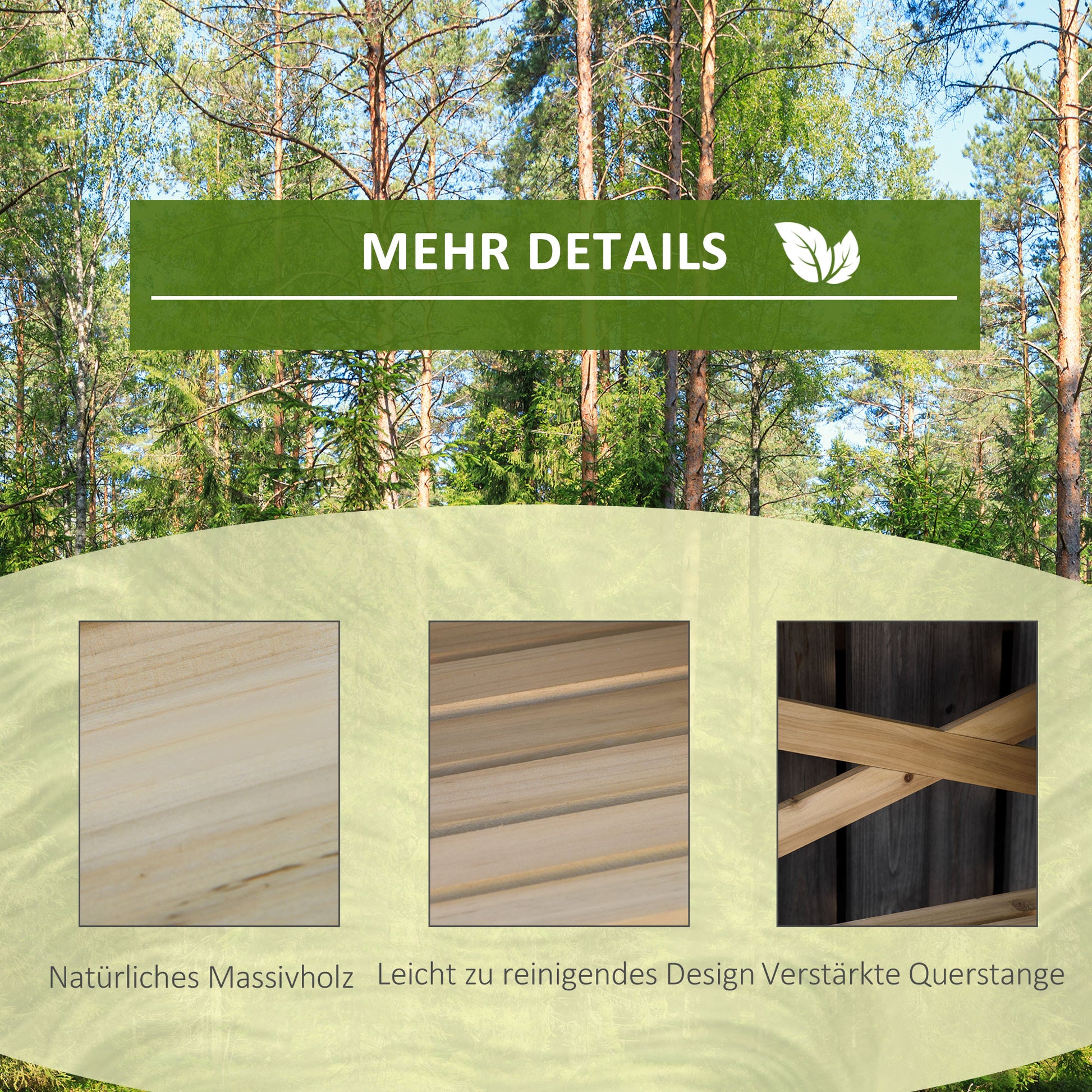 Plant Table with Shelf Flower Table Gardening Table Garden Wood Light Brown 80 x 40 x 84 cm