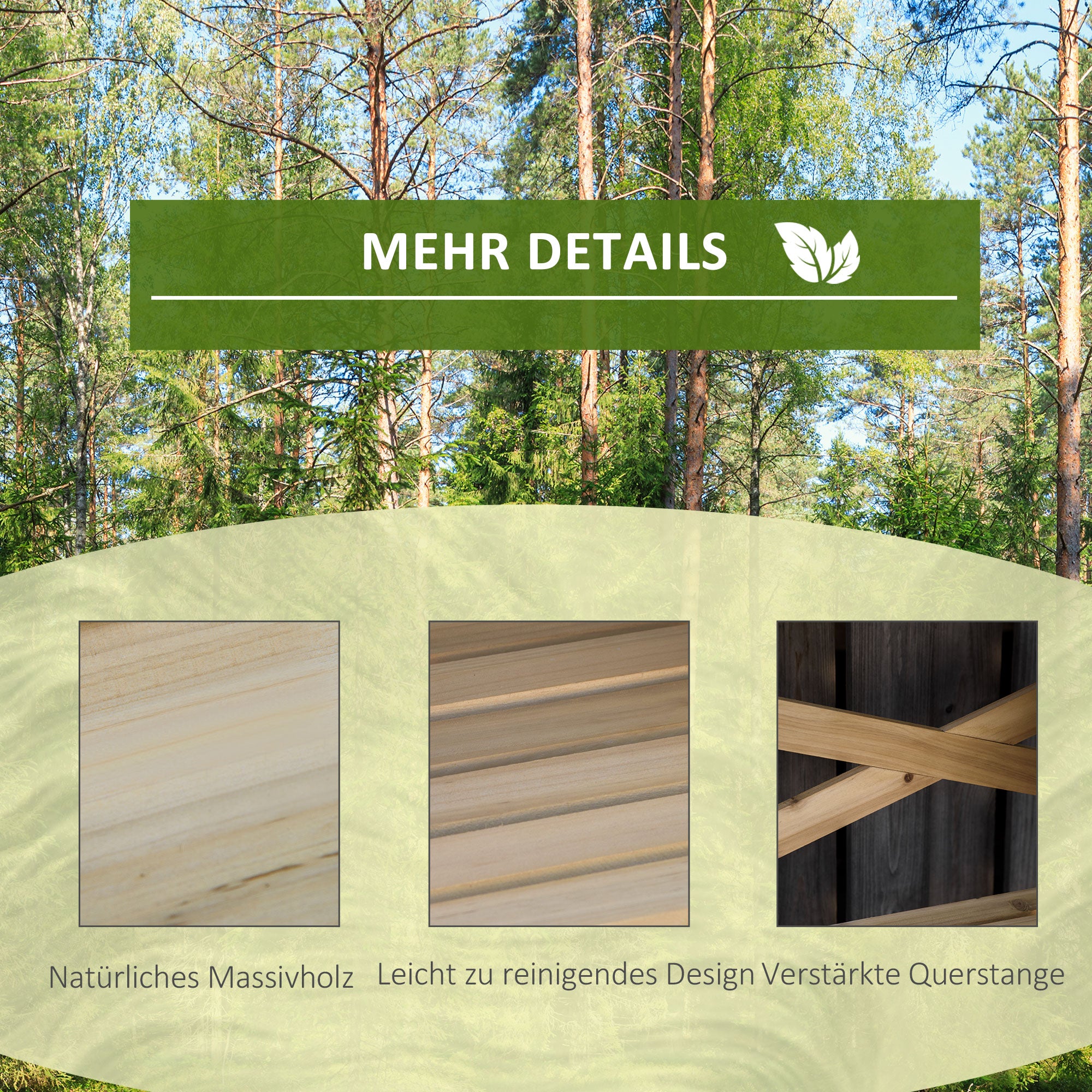 Plant Table with Shelf Flower Table Gardening Table Garden Wood Light Brown 80 x 40 x 84 cm