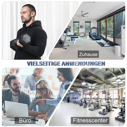 Dumbbells with knurled grip, Cast Iron Dumbbell, 1 x 15kg, Dumbbells for Men and Women, Dumbbell for Home, Gym, Strength Training