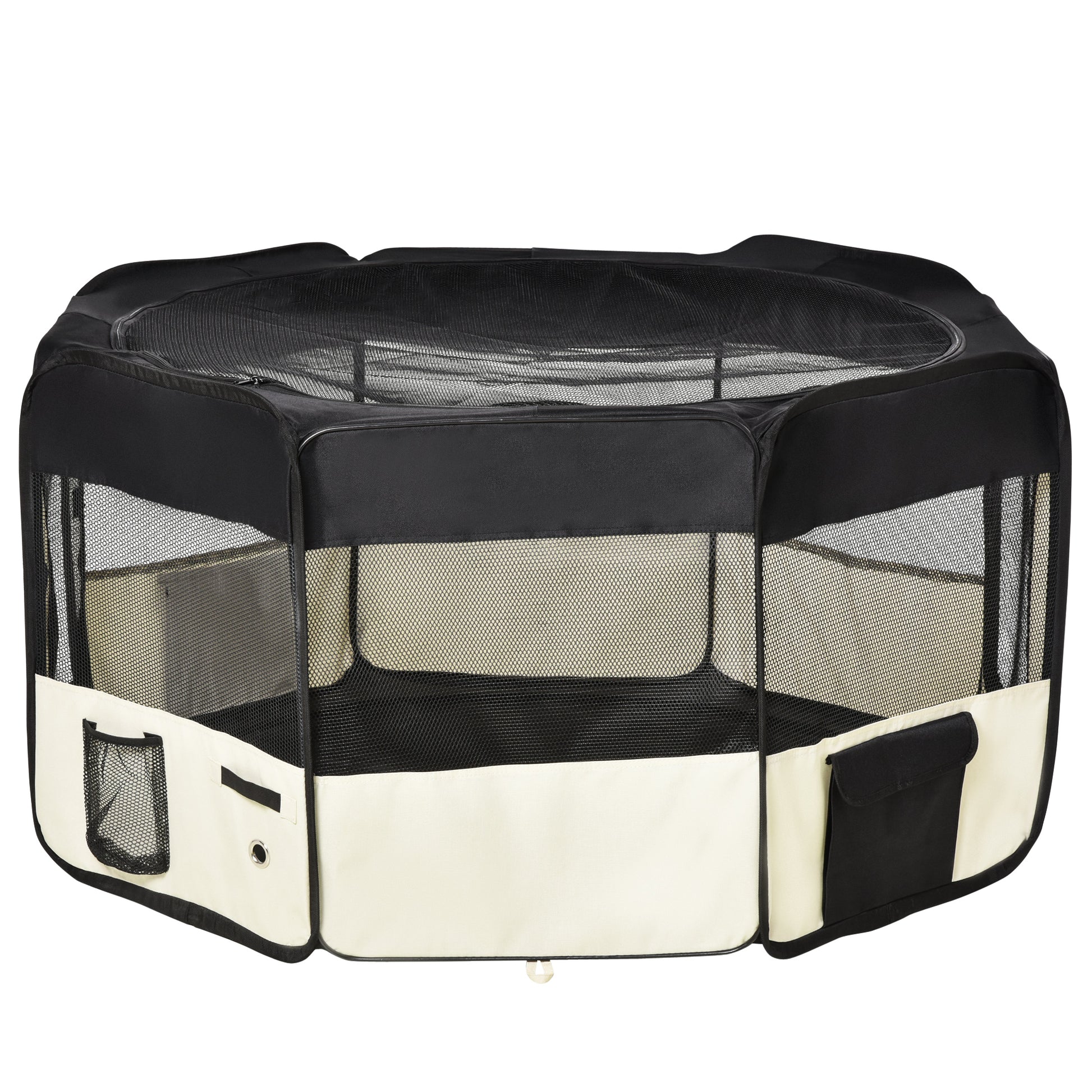 Puppy Playpen Pet Exercise Pen Playpen Puppy Fence Puppy Playpen Dog Playpen 600D Oxford Ø120 x H58 cm