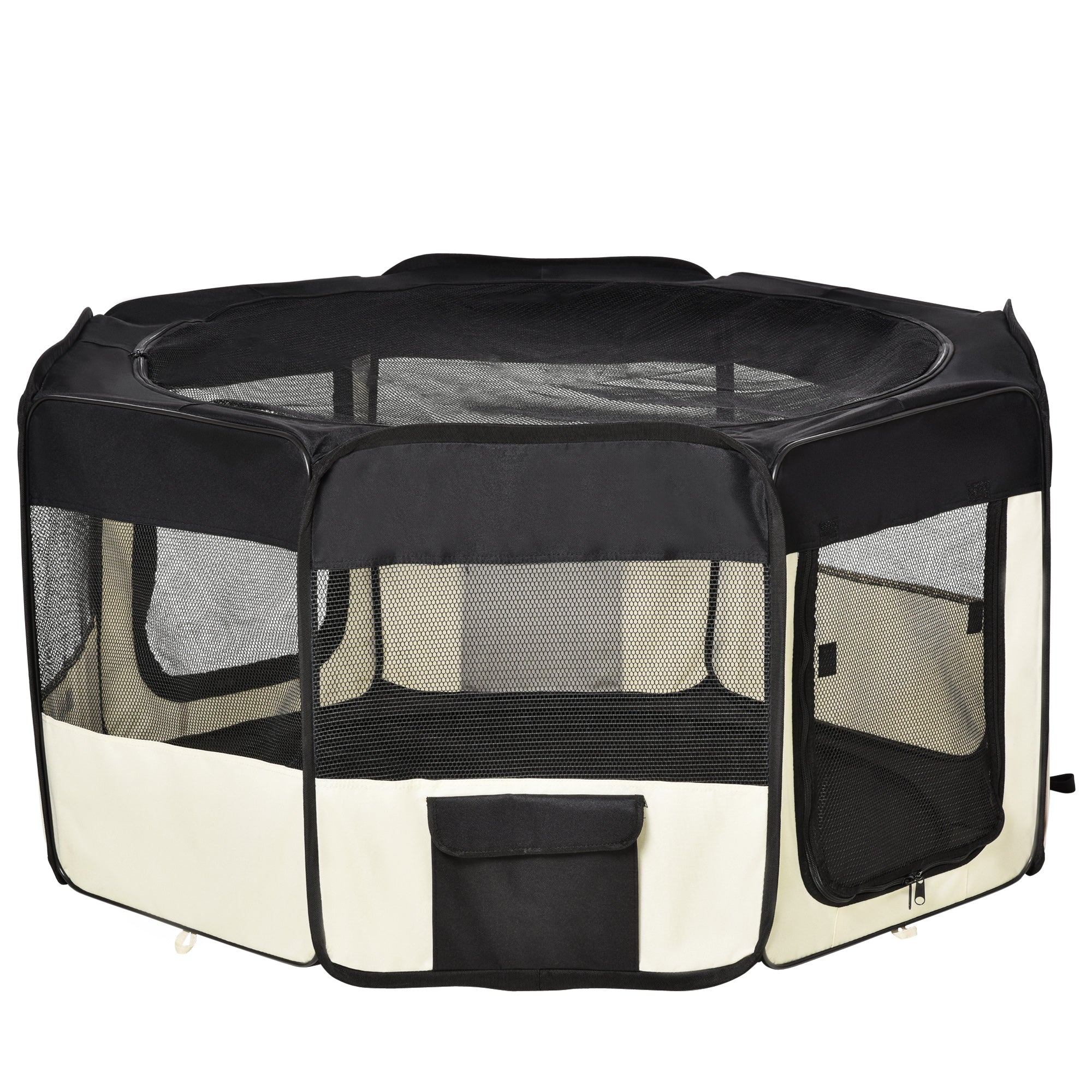 Puppy Playpen Pet Exercise Pen Playpen Puppy Fence Puppy Playpen Dog Playpen 600D Oxford Ø120 x H58 cm