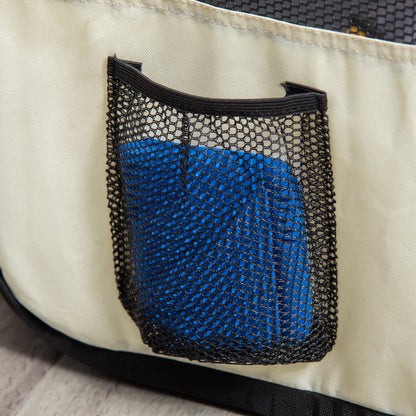 Puppy Playpen Pet Exercise Pen Playpen Puppy Fence Puppy Playpen Dog Playpen 600D Oxford Ø120 x H58 cm