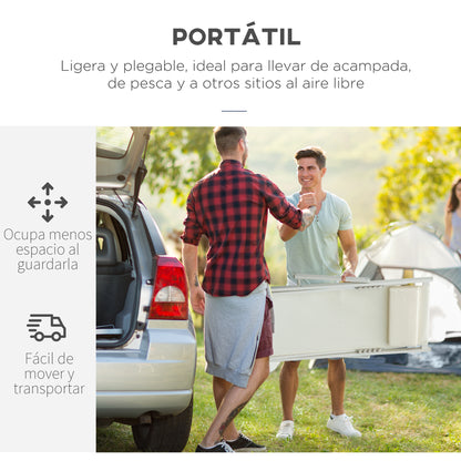 Set of 2 Folding Aluminum Sun Loungers Garden Loungers with 5-Position Adjustable Backrest and Headrest for Terrace Patio Outdoor 58x96.5x91.5 cm White