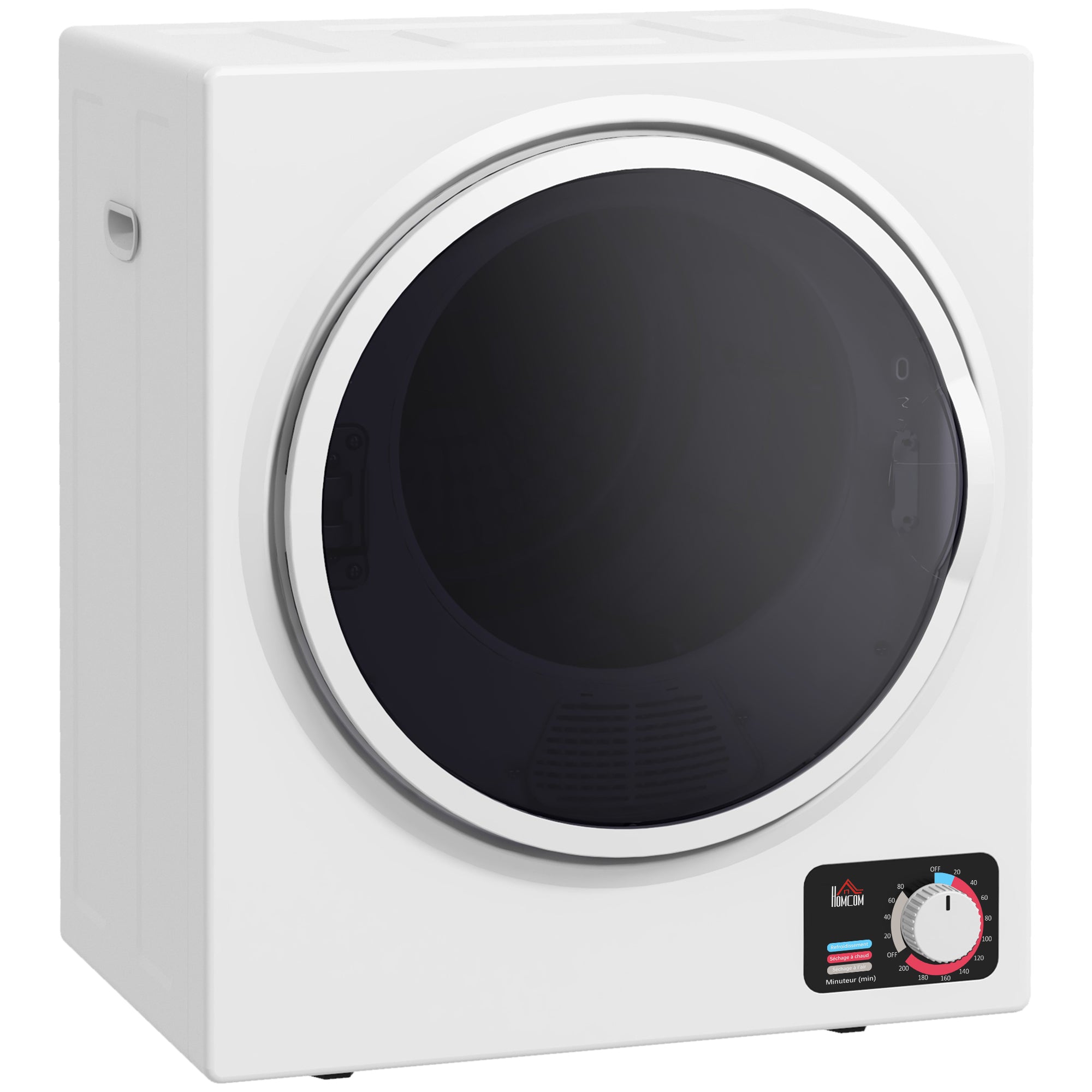 Portable Electric Clothes Dryer 850W, 33L Capacity with 4 operating modes, stainless steel, dim. 49L x 40.5W x 60H cm