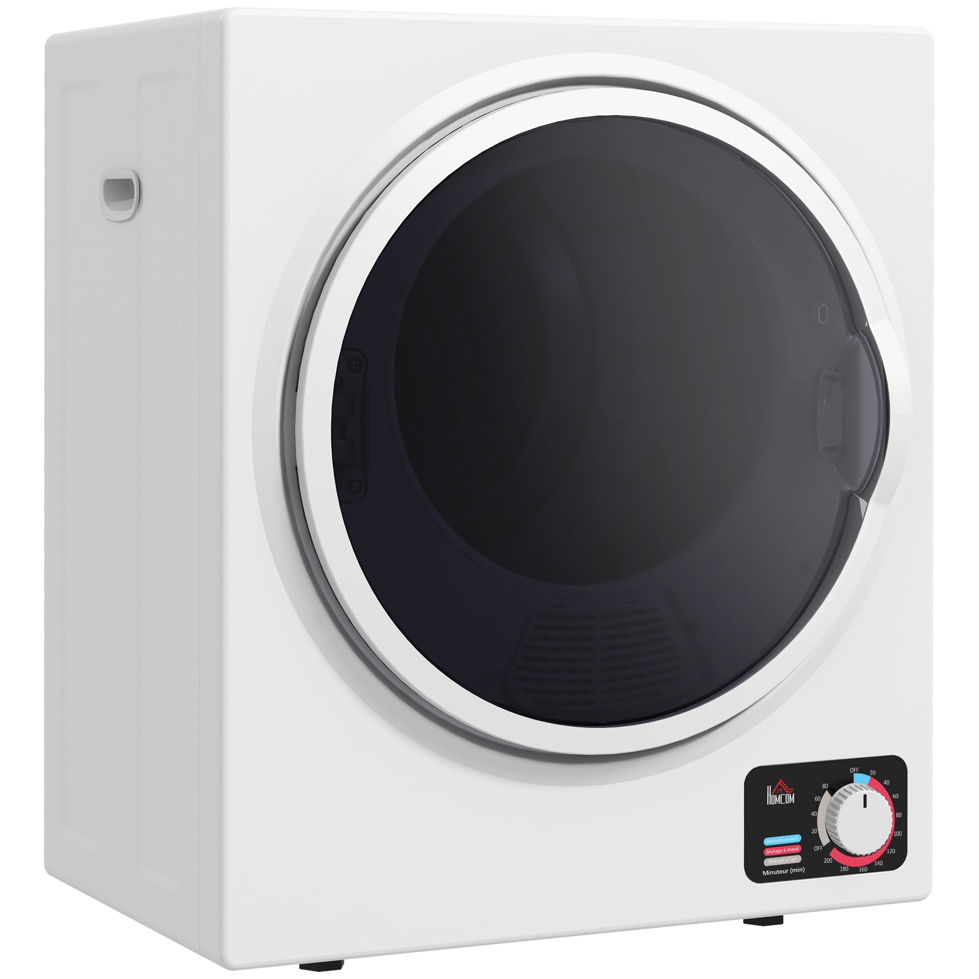 Portable Electric Clothes Dryer 850W, 33L Capacity with 4 operating modes, stainless steel, dim. 49L x 40.5W x 60H cm