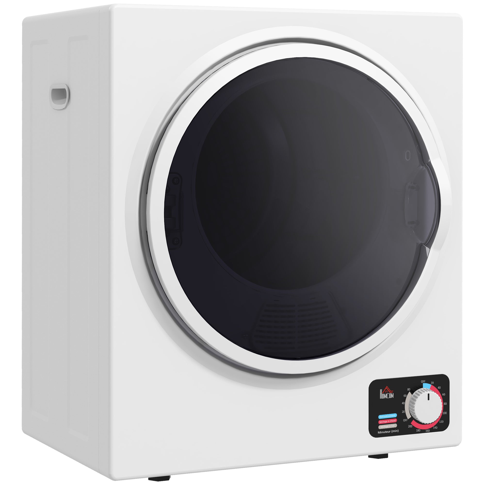 Portable Electric Clothes Dryer 850W, 33L Capacity with 4 operating modes, stainless steel, dim. 49L x 40.5W x 60H cm