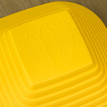 River Stones, 6-Piece Balancing Stones in Square Shape, Stackable & Non-Slip Stack Stones up to 80 kg Load Capacity, Stepping Stones for 3-8 Years, Indoors Outdoors Colorful