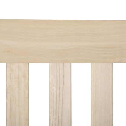 2-Seater Hanging Bench Swing for Garden, Wooden Slatted Seat and Backrest, Holds up to 200 kg, Outdoor Porch Swing, Balcony, Terrace, Natural Wood