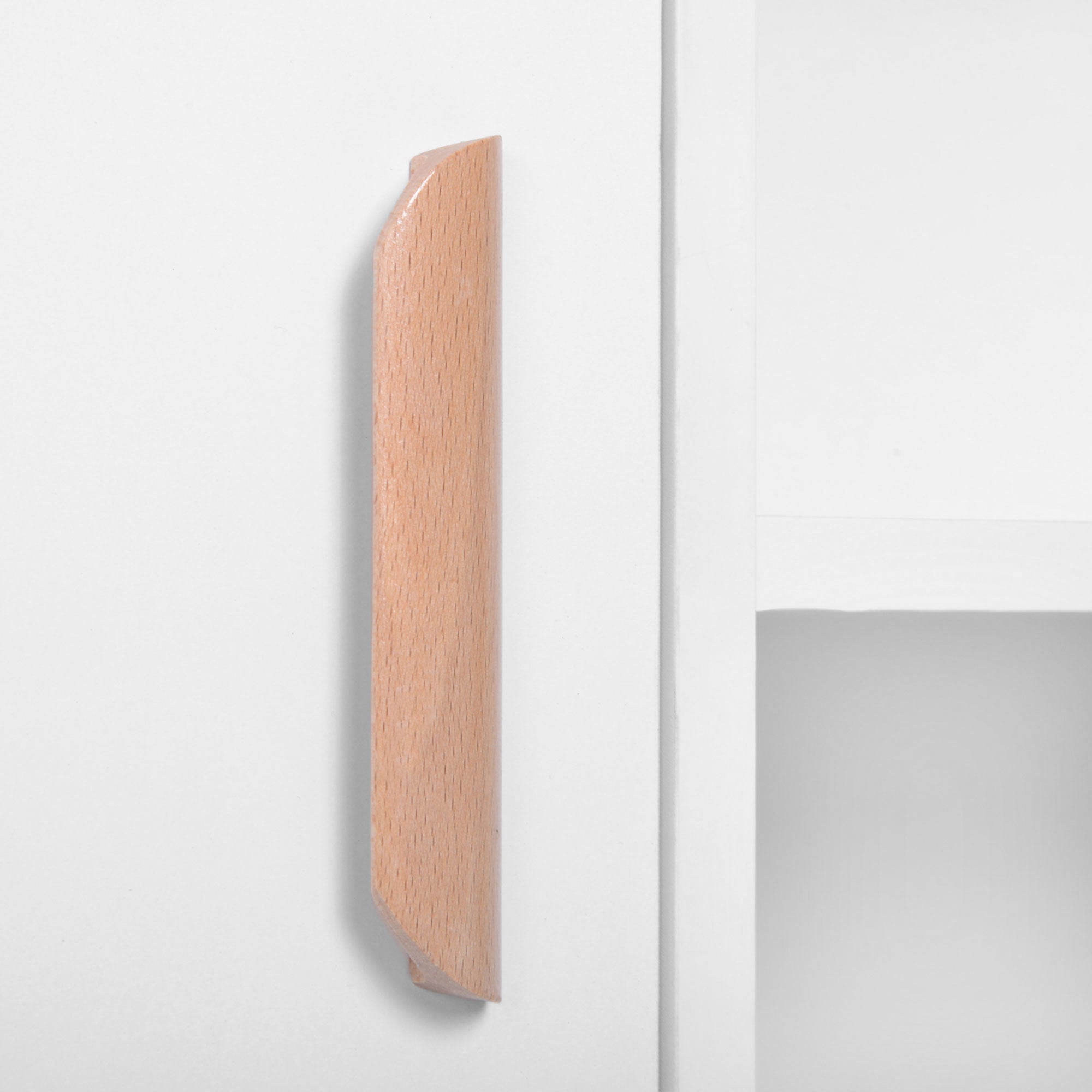 Scandinavian Bookcase 4 Shelves + 2 Cupboards with Adjustable Shelf dim. 80L x 24W x 123H cm Tapered Inclined Legs Solid Pine Particle Boards White