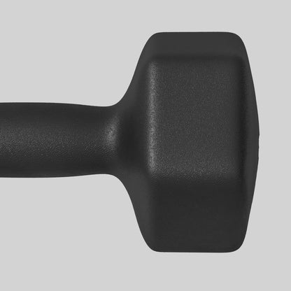 SPORTNOW Set of 2 Hexagonal Dumbbells 2x8 kg in Metal and Plastic, 2 Dumbbell Weights with Non-Slip Grip, 24x11x11 cm, Black