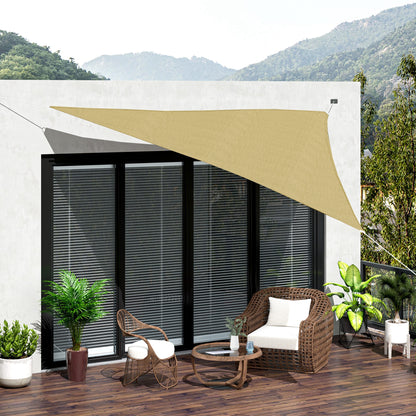 - Triangle sail awning (various sizes and colors), size 3x3x3m, sand color