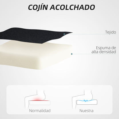 Armless Office Chair Swivel Desk Chair Upholstered in Synthetic Linen with Adjustable Height for Study Bedroom Vanity Load 120 kg Black