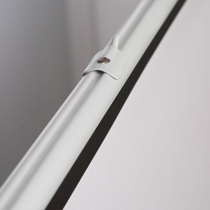 Manual Projector Screen with Stand 100 Inches Portable Projection Screen 4:3 Format for Indoor and Outdoor Home Cinema Patio 203x152 cm White