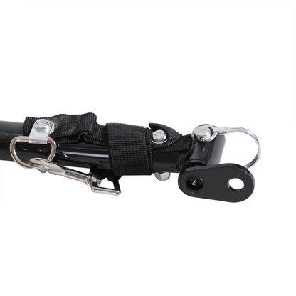 Folding Bike Trailer Cargo Trailer with Coupling, Transport Cart up to 40 kg Load Capacity, Transport Trailer Trailer for Bicycle Handcart 140 x 88 x 60 cm