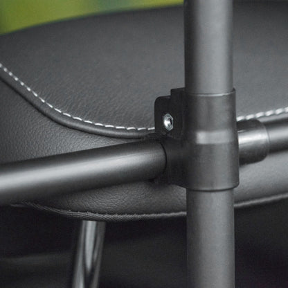 Adjustable Car Divider for Dogs Width and Height 87-135 x 60-105 cm Universal Steel Protection Grille for Car Trunk Luggage Black