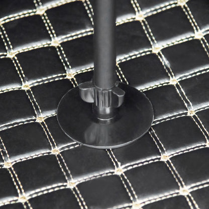 Adjustable Car Divider for Dogs Width and Height 87-135 x 60-105 cm Universal Steel Protection Grille for Car Trunk Luggage Black