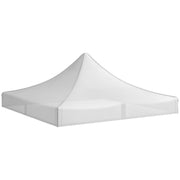 Celebration Canopy Roof 3x3 m Replacement Roof for Foldable Gazebo with Waterproof and Anti-UV Pointed Oxford Fabric Roof in White